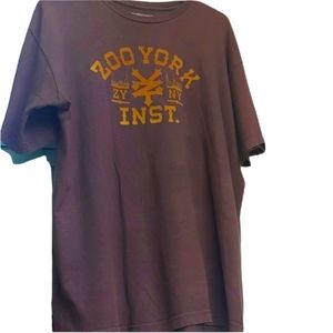 Vintage Zoo York Rare T Shirt, XL, Brown-Gold, 100%cotton